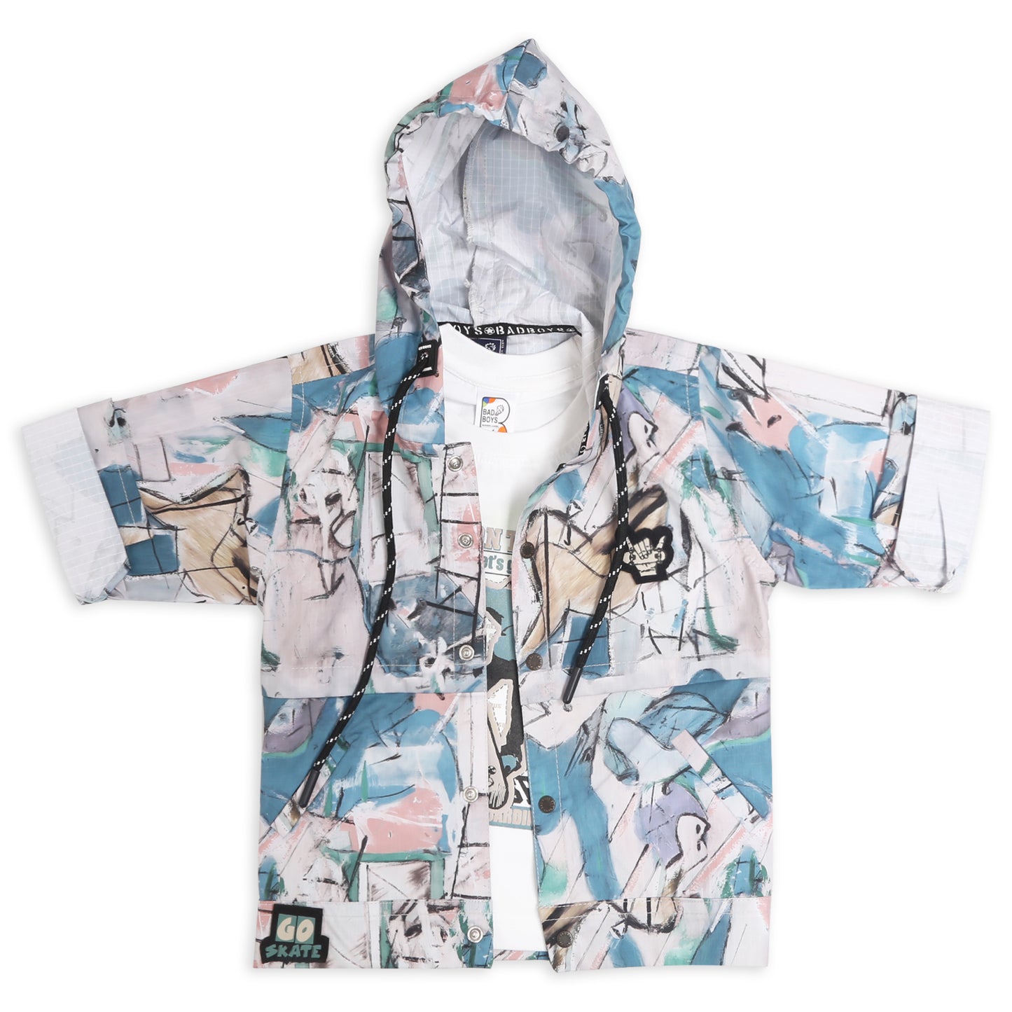 Cool Printed Hoodie Jacket, Fun Tee & Joggers: Boys’ Casual Star