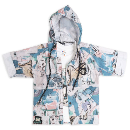 Cool Printed Hoodie Jacket, Fun Tee & Joggers: Boys’ Casual Star