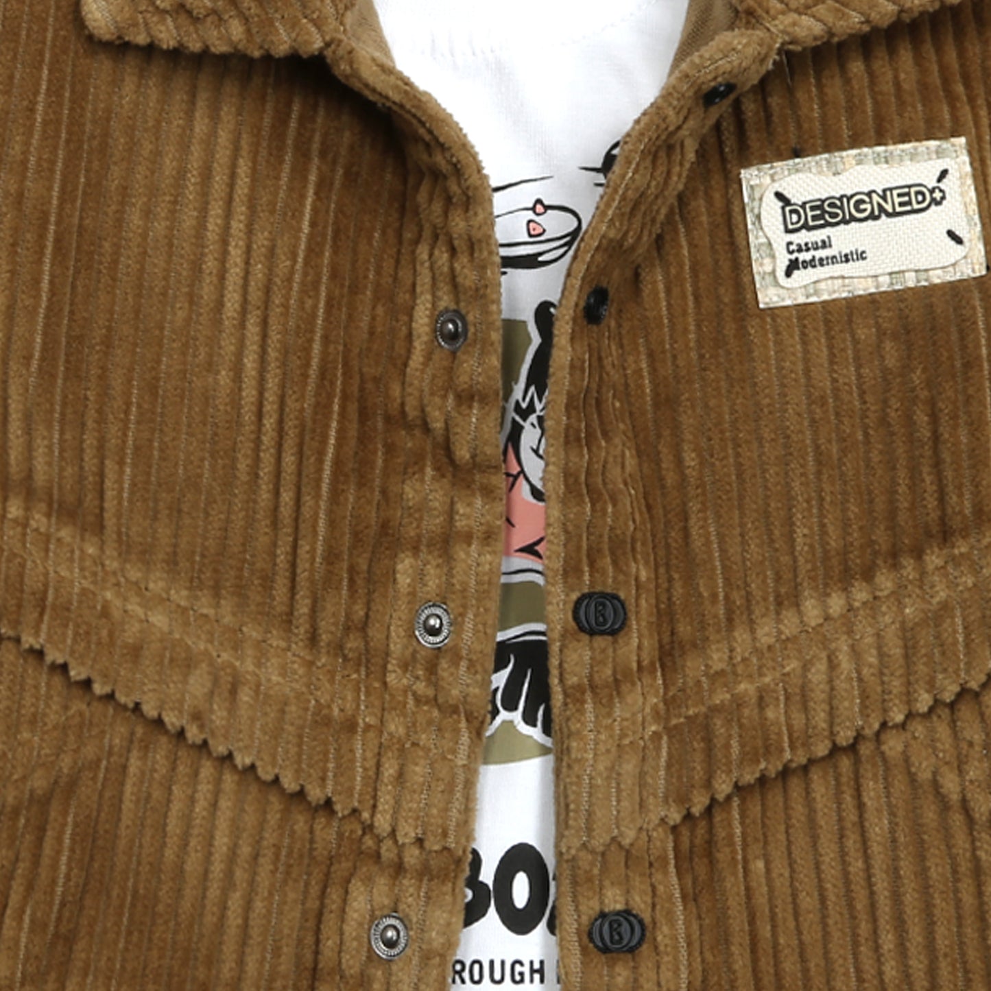 Trendy Jacket, Printed Tee & Joggers: Perfect Casual Outfit for Boys