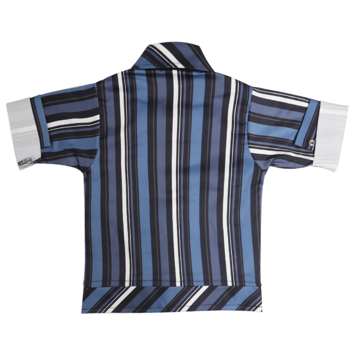 "Stripe Printed Shirt, Fun Inner Tee & Pants: Boys’ Casual Essential"