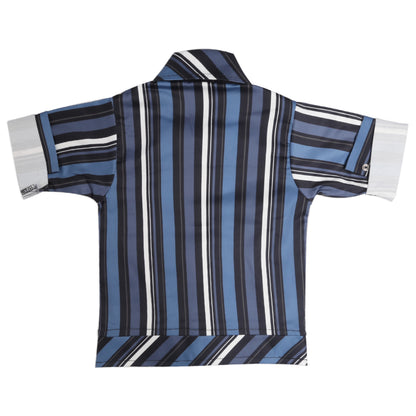 "Stripe Printed Shirt, Fun Inner Tee & Pants: Boys’ Casual Essential"