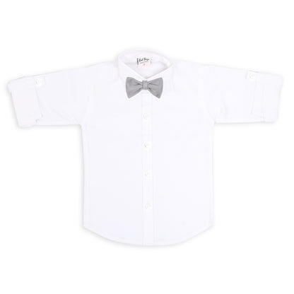 Little Party Star Outfit with Printed Waistcoat Bow Charm