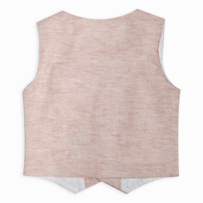 Mini Gentleman Party Outfit with Smart Waistcoat Bow Charm