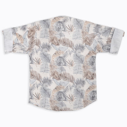 Little Party Prince Set with Printed Shirt Waistcoat Bow