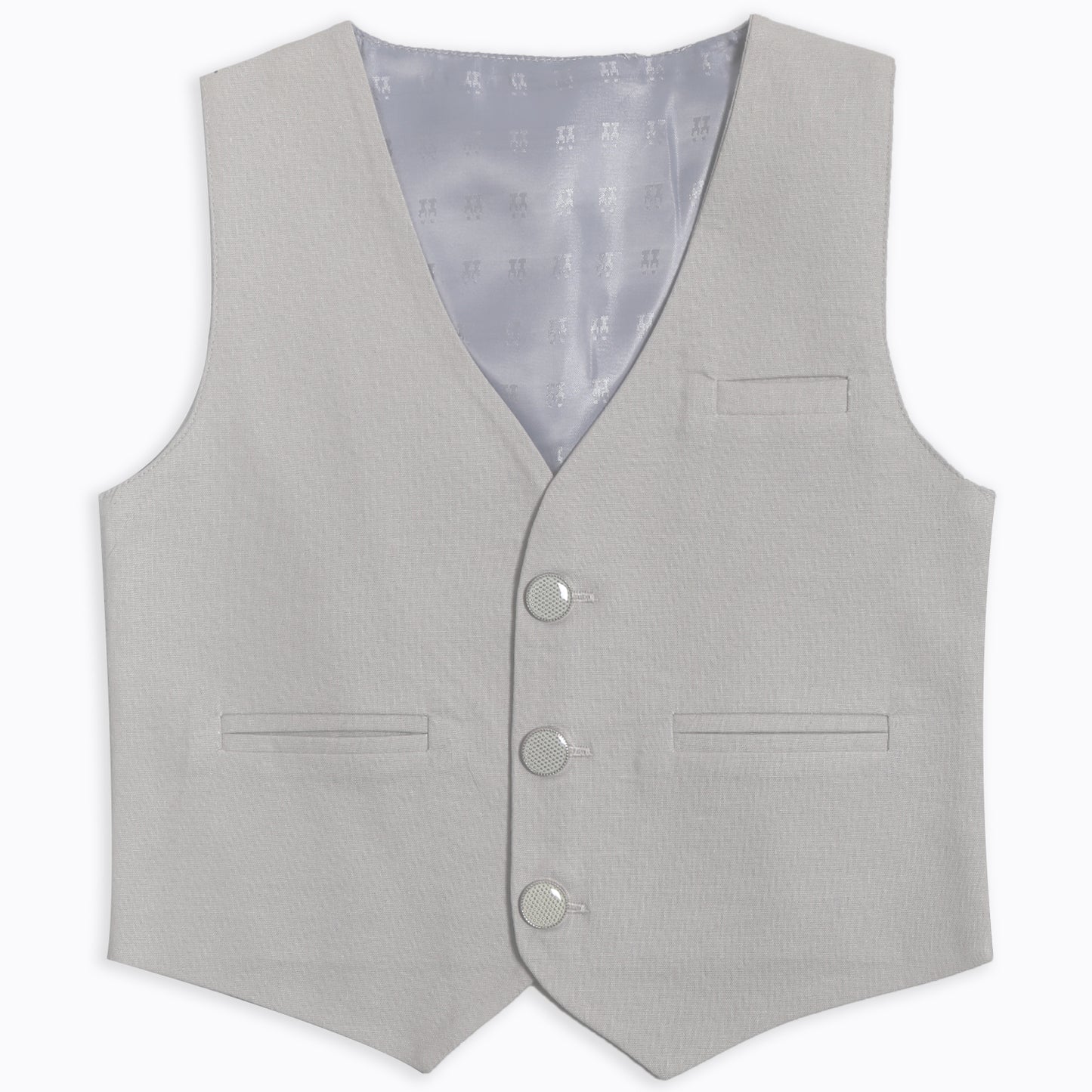 Little Party Prince Set with Printed Shirt Waistcoat Bow