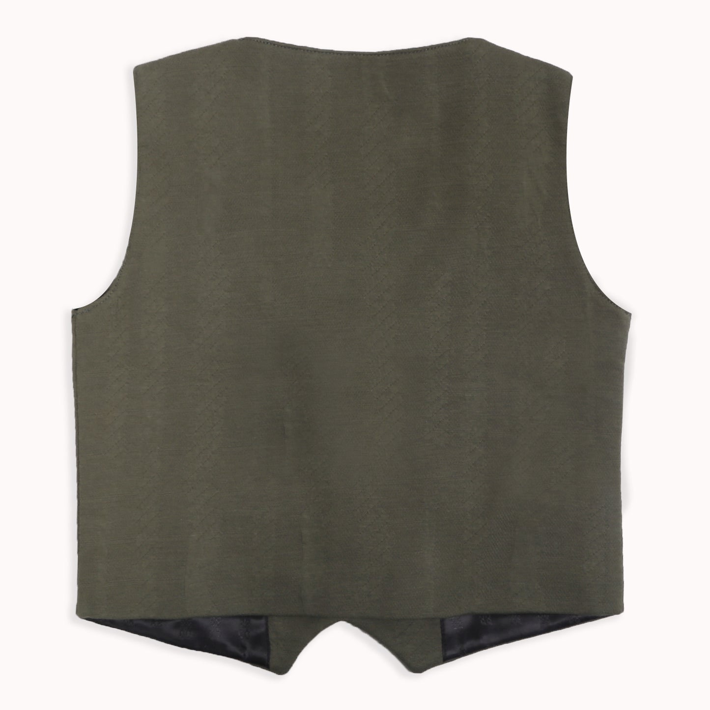 Little Gentleman Party Set with Printed Shirt Waistcoat Charm Bow