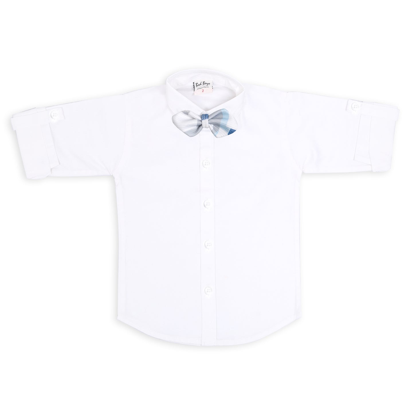 Tiny Trendsetter Party Set with Printed Waistcoat Charm Bow