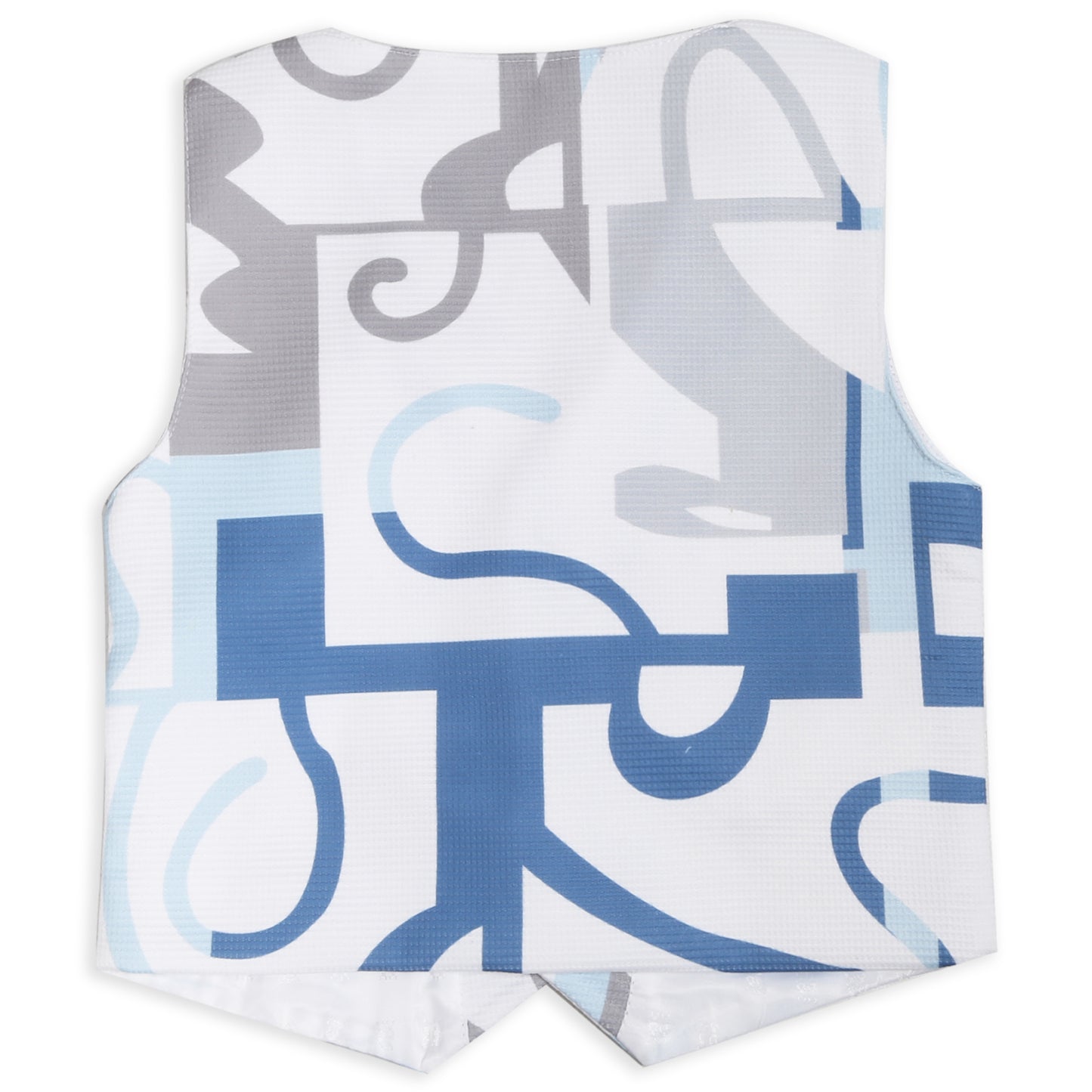 Tiny Trendsetter Party Set with Printed Waistcoat Charm Bow