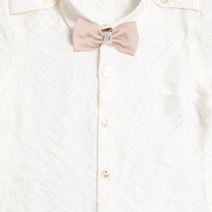 Little Gentleman Party Look with Smart Suspenders Bow Style