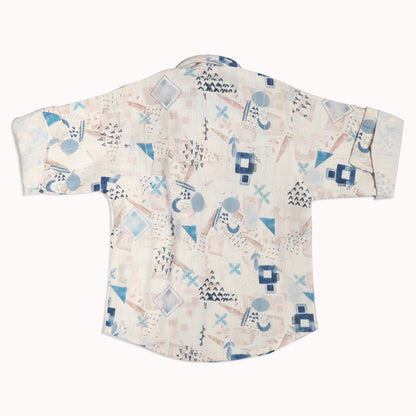 Tiny Party Rockstar Outfit with Printed Shirt Suspender Bow