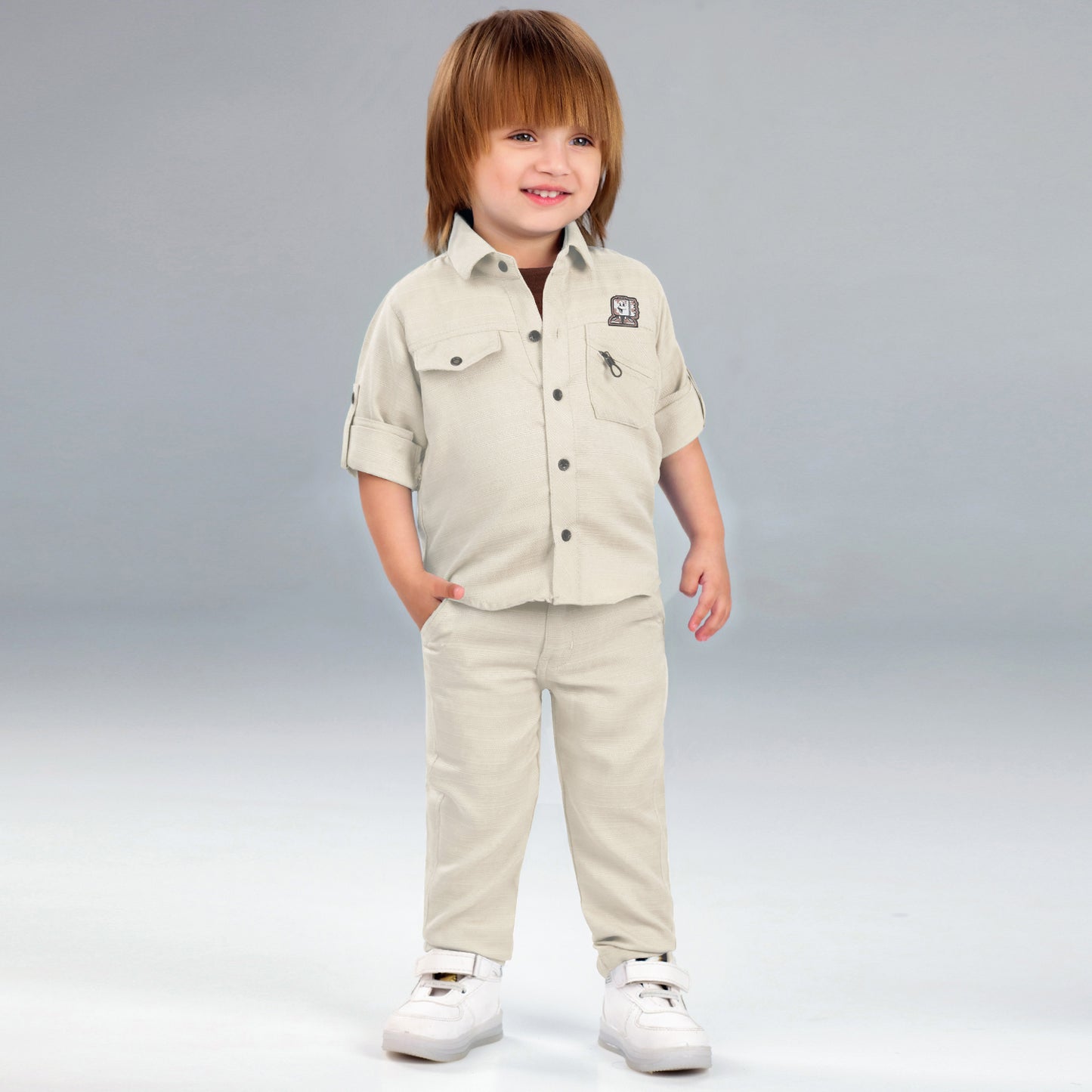 Smart Shirt, Fun Inner Tee & Pants: Everyday Casual Cool