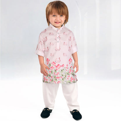 Printed Kurta Pajama Set: Tiny Traditions Made Extra Cute Today!