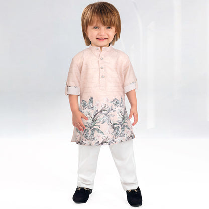 Tiny Traditions Shine Bright in This Playful Printed Kurta Set