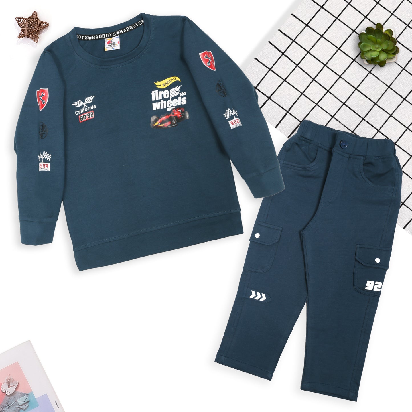 Printed Tee & Joggers: Everyday Comfort with Extra Fun Vibes