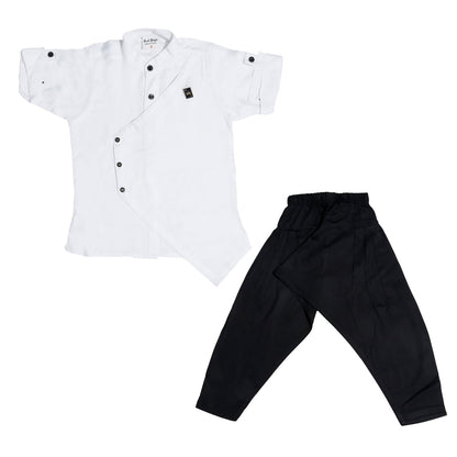 Modal Kurta Salwar Set - White