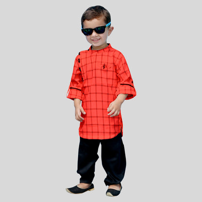 Ethnic Kurta Set - Rust