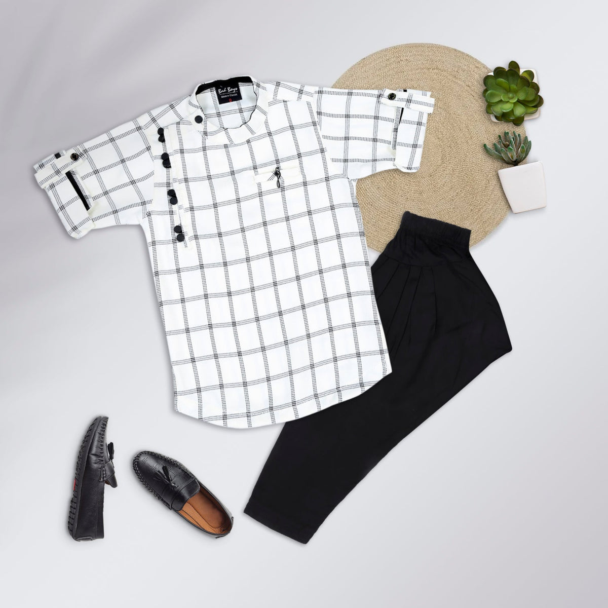 Ethnic Kurta Set - White