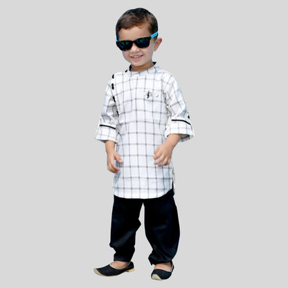 Ethnic Kurta Set - White