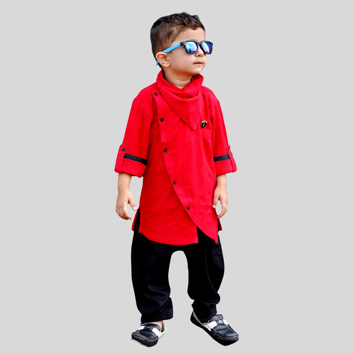 Ethnic Kurta Set - Red