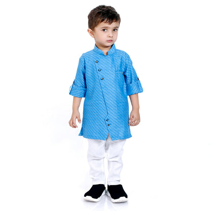 Elegant Ethnic Wear Kurta Set - Blue