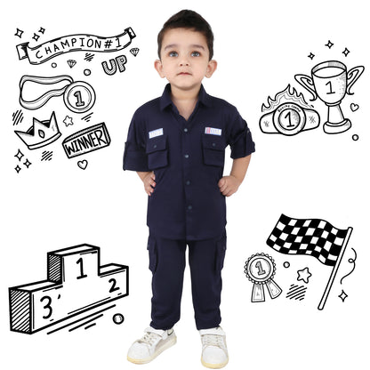 "Start Your Engines: Race to Fun with Racing Co-ord Set!"