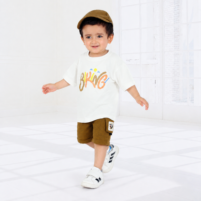 Coolest Combo Ever: Tee, Shorts, Cap—Adventure Starts Here!
