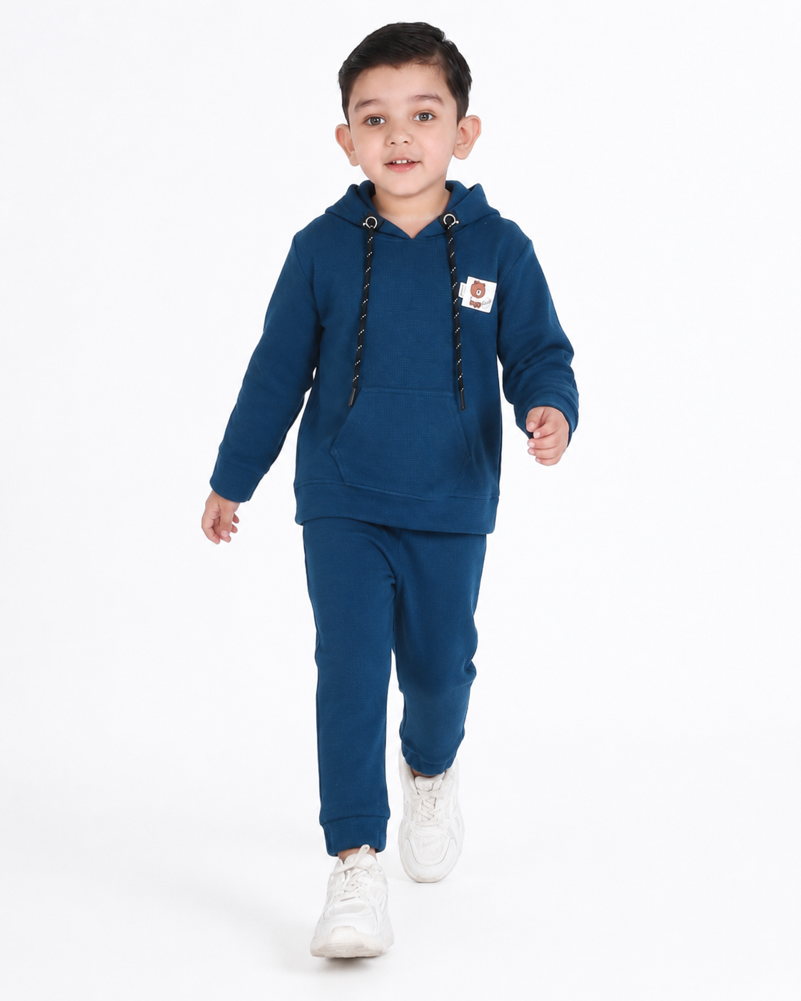 Cozy Cool: Hoodie T-Shirt and Jogger Set for Kids!