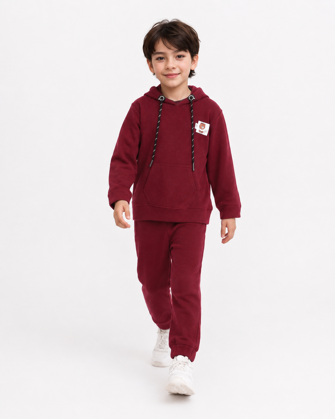 Cozy Cool: Hoodie T-Shirt and Jogger Set for Kids!