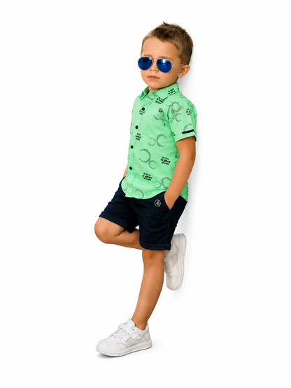 Prints and Denim! Fun Combo for Little Adventurers Under Four.