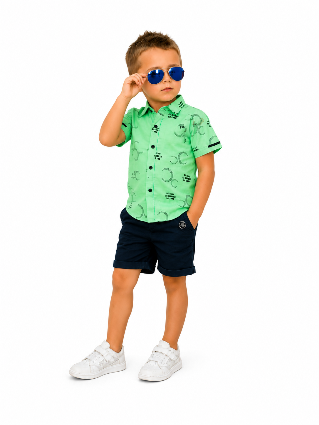 Prints and Denim! Fun Combo for Little Adventurers Under Four.
