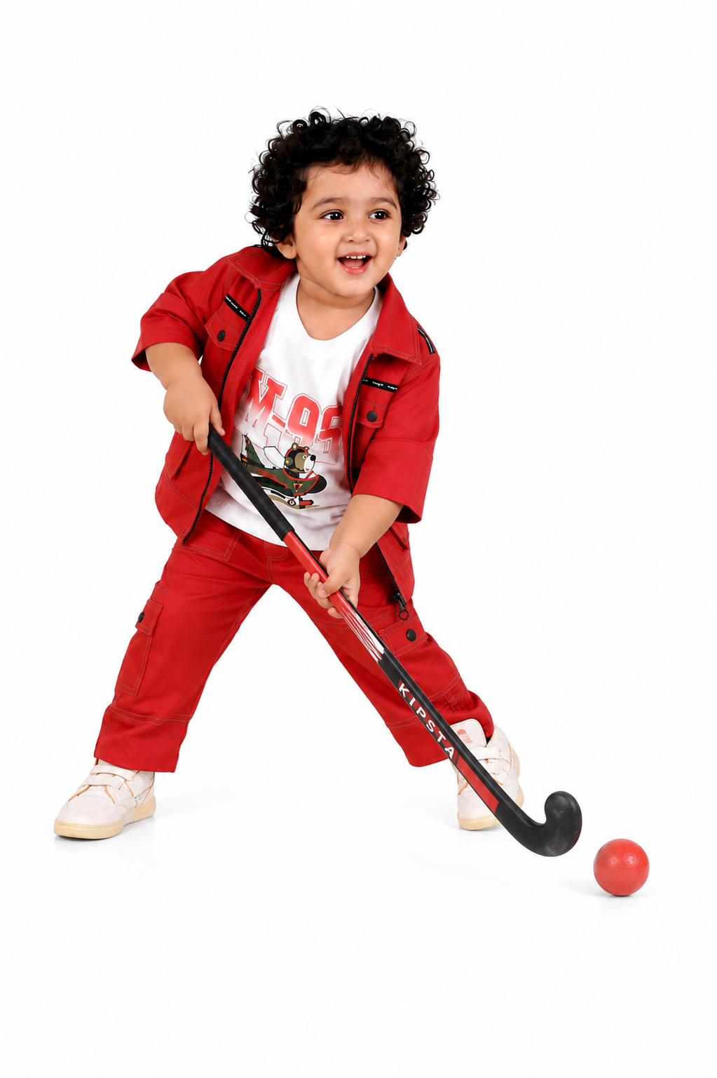 Stylish Adventures Await: Printed Tee, Jacket, and Pant Set for Boys!
