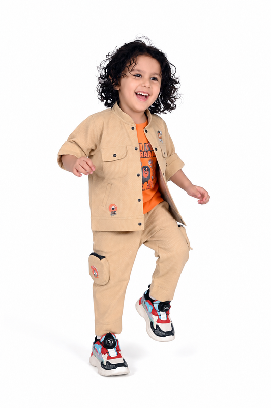 Trendy Jacket, Fun Printed Tee & Pants: Boys’ Casual Style