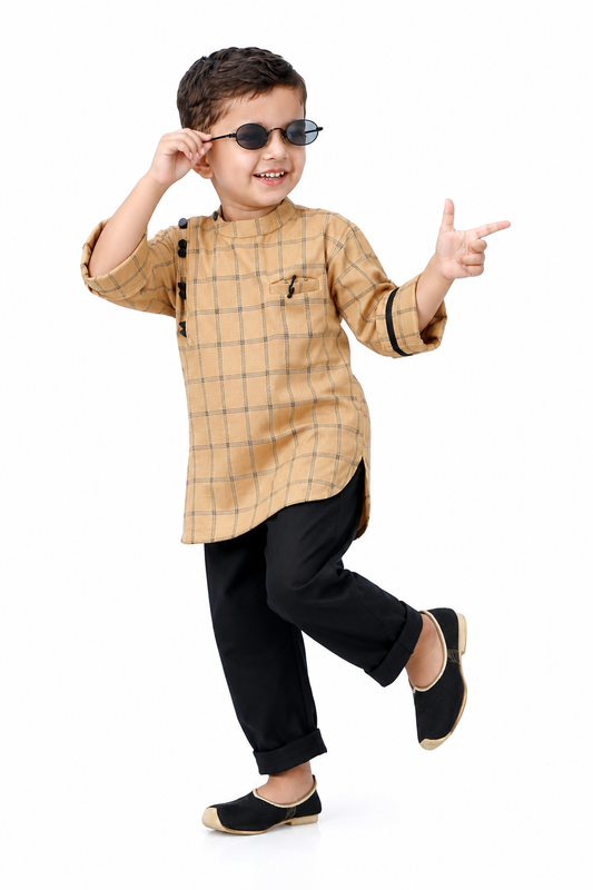 Fashionable and Designer Ethnic Kurta Set for Boys