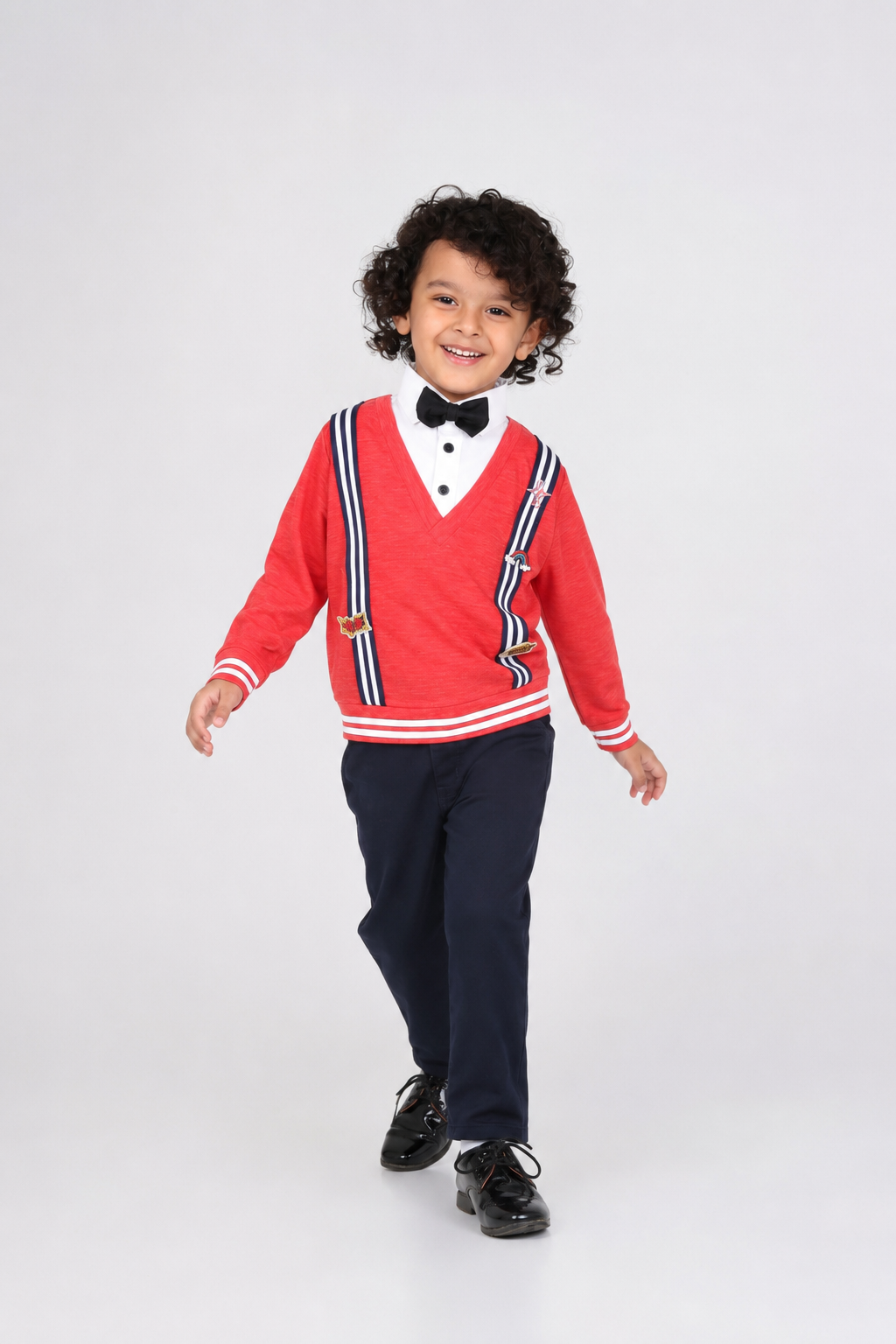 Party Pizzazz: Shirt, Pant, Bow - Unleash the Celebration Swagger!