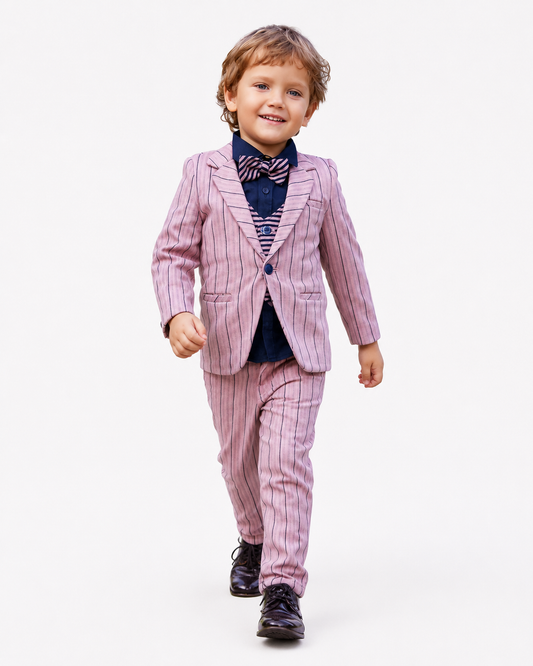 Little Gentlemen's Soirée: Class & Charm in Our Party Outfit!