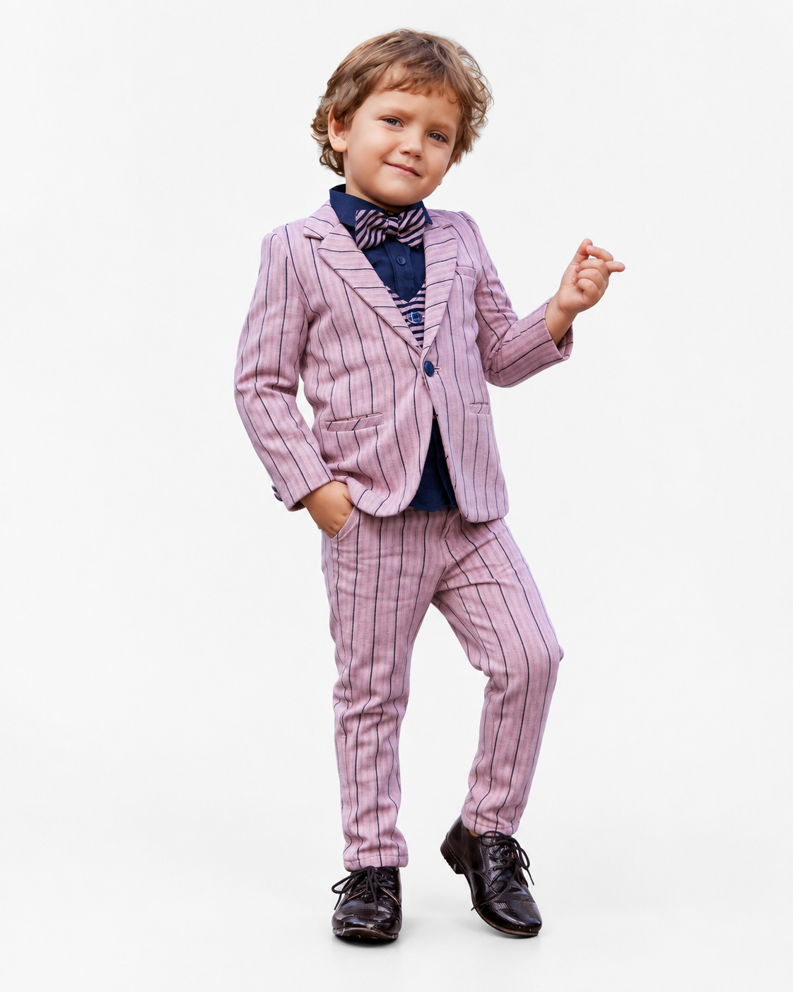 Little Gentlemen's Soirée: Class & Charm in Our Party Outfit!