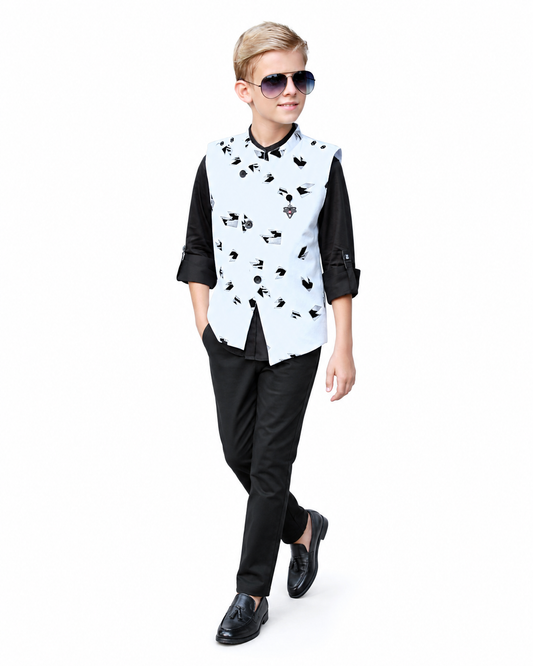 Fashionable jacket set  for Young boys