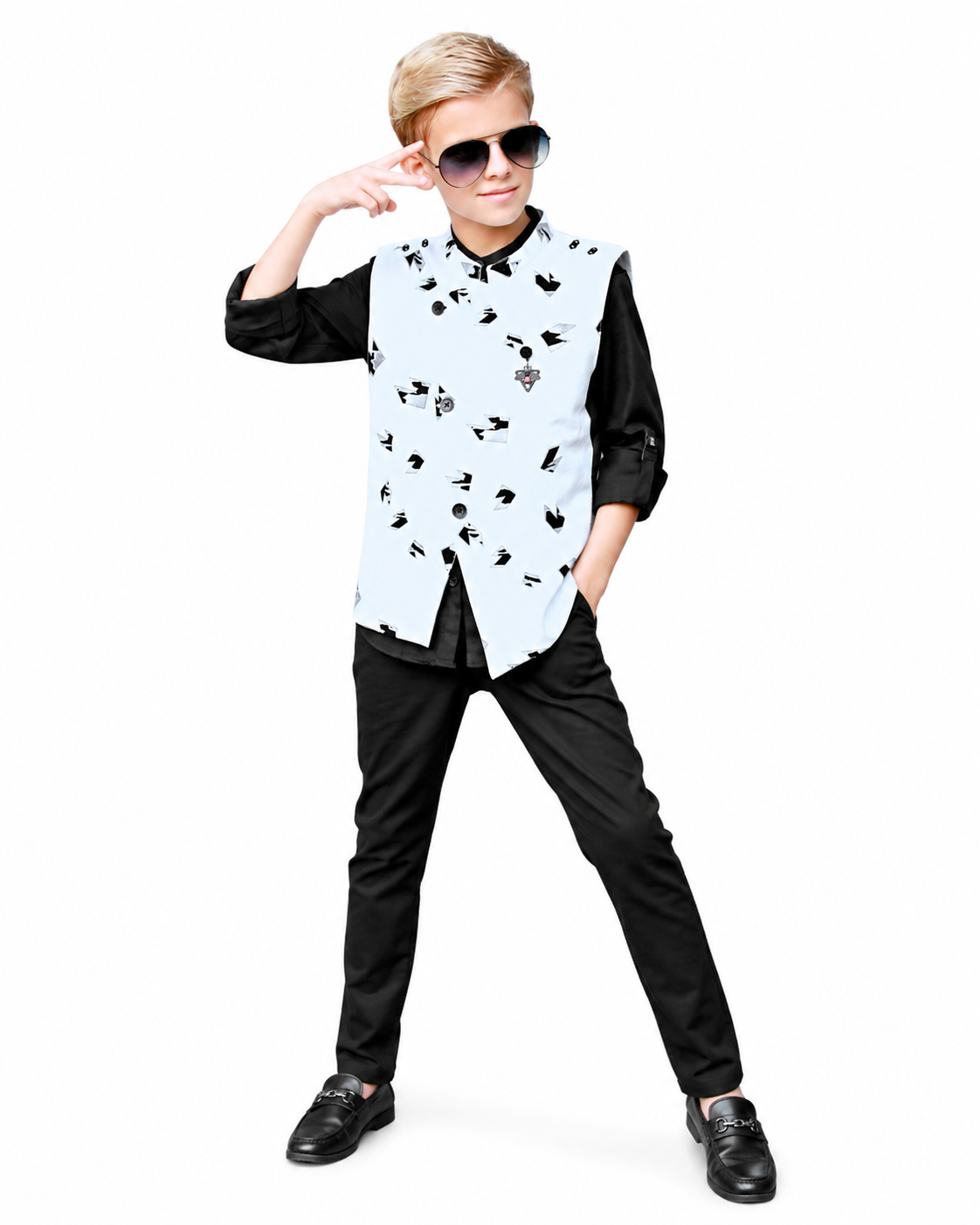 Fashionable jacket set  for Young boys