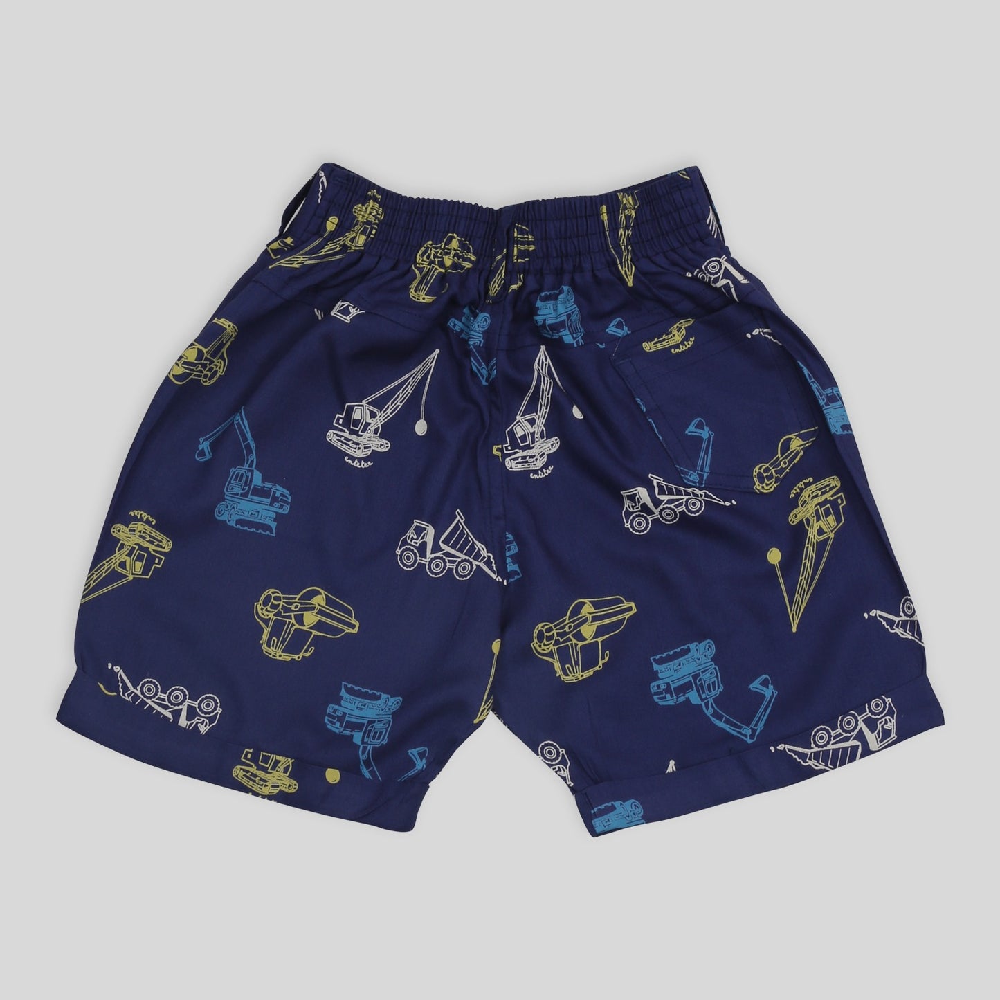 Rev Up Playtime: Print Shirt + Shorts Superior Linen Co-ord Set for Boys!