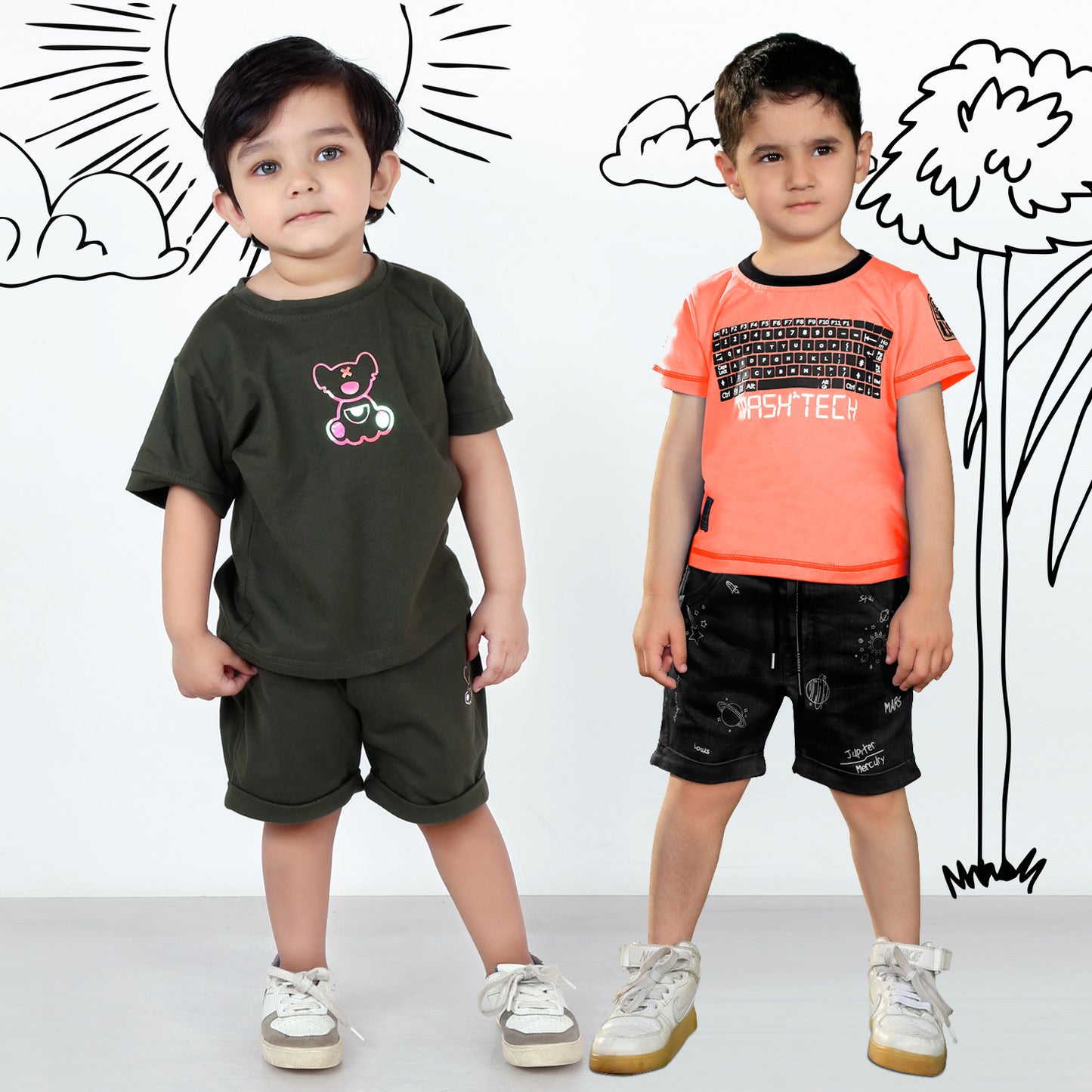 Teddy Tales Bundle: Twinning Tots Take On Style Adventures!