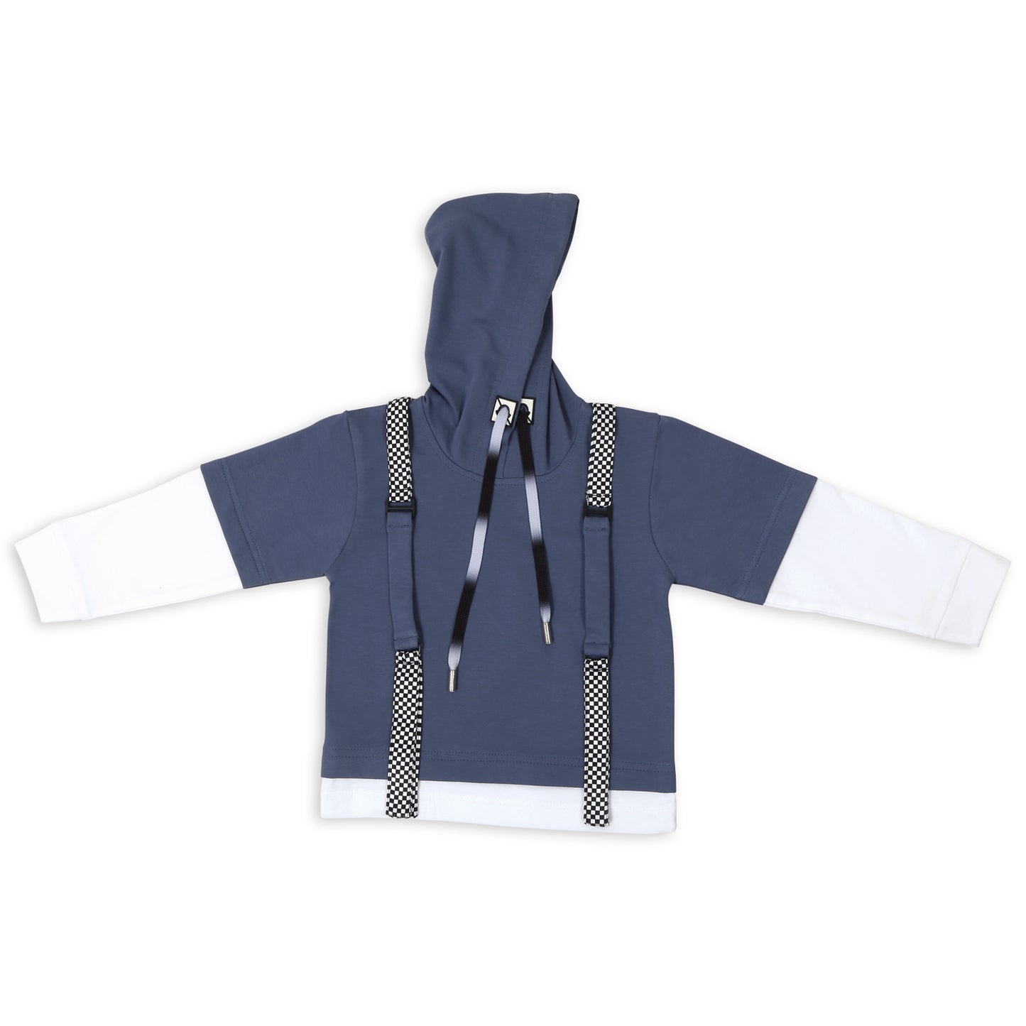 "Tiny Trendsetters Unite! Cool Hoodie & Joggers Set for Little Dudes."