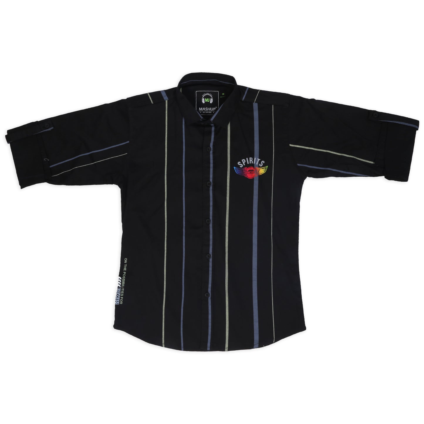 Stripe It Right: Stylish Shirt for Young Fashion Enthusiasts!