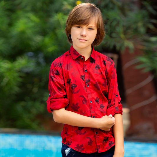 Funky Prints Unleashed: Elevate Casual Vibes with This Unique Shirt!