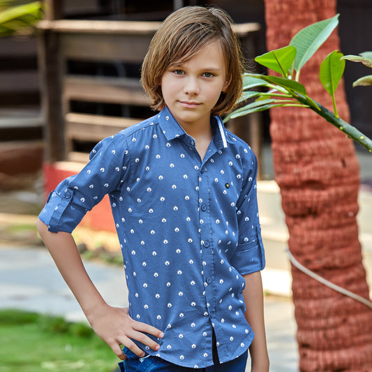 Polka Dot Parade: Elevate Casual Coolness with This Unique Shirt!