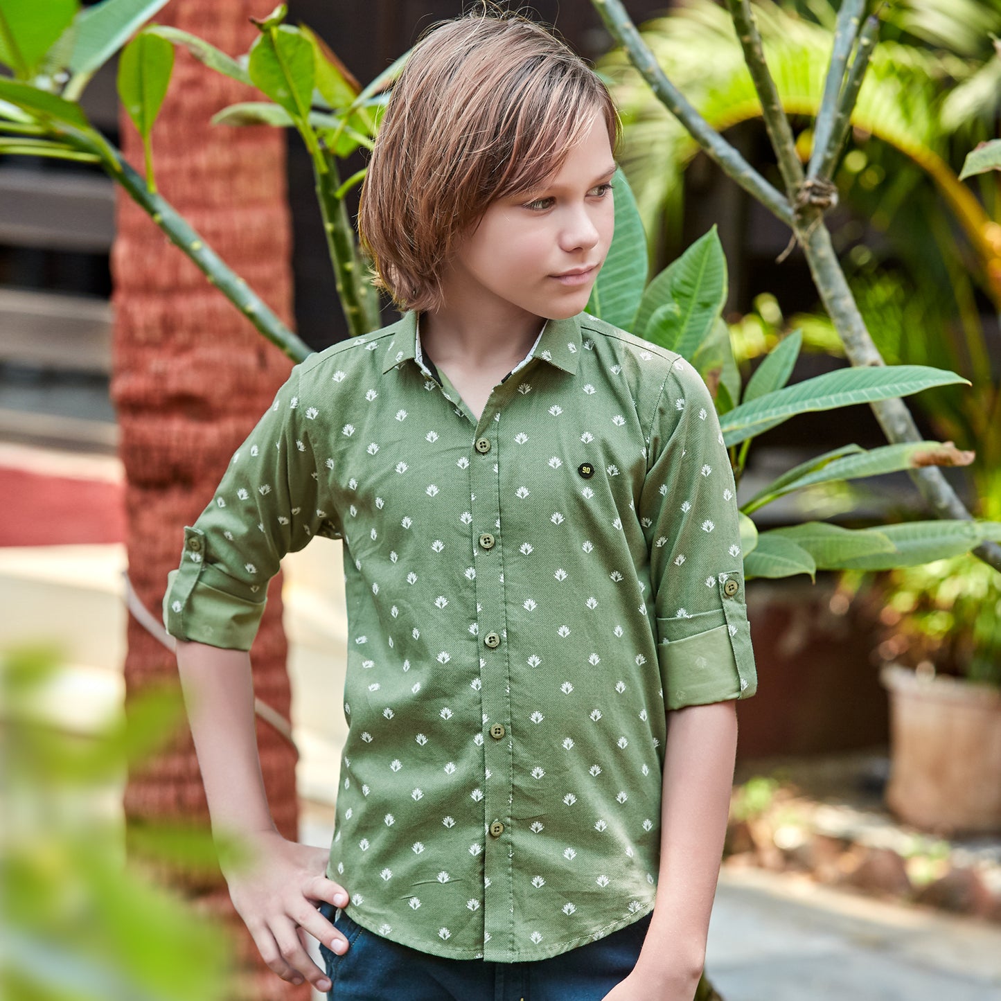 Polka Dot Parade: Elevate Casual Coolness with This Unique Shirt!
