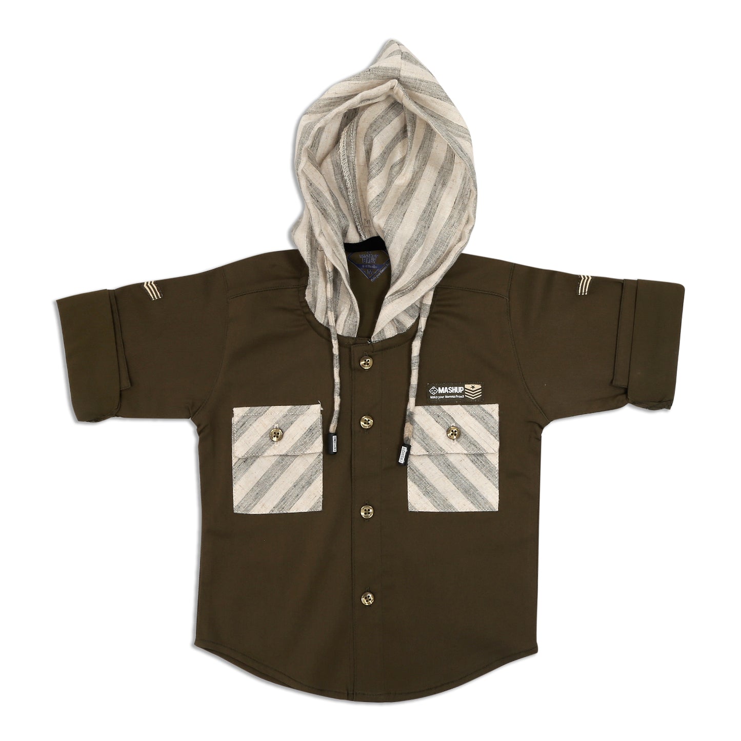 Cozy Hoodie Shirt & Striped Pants: Cutest Baby Casual Combo