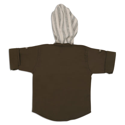 Cozy Hoodie Shirt & Striped Pants: Cutest Baby Casual Combo