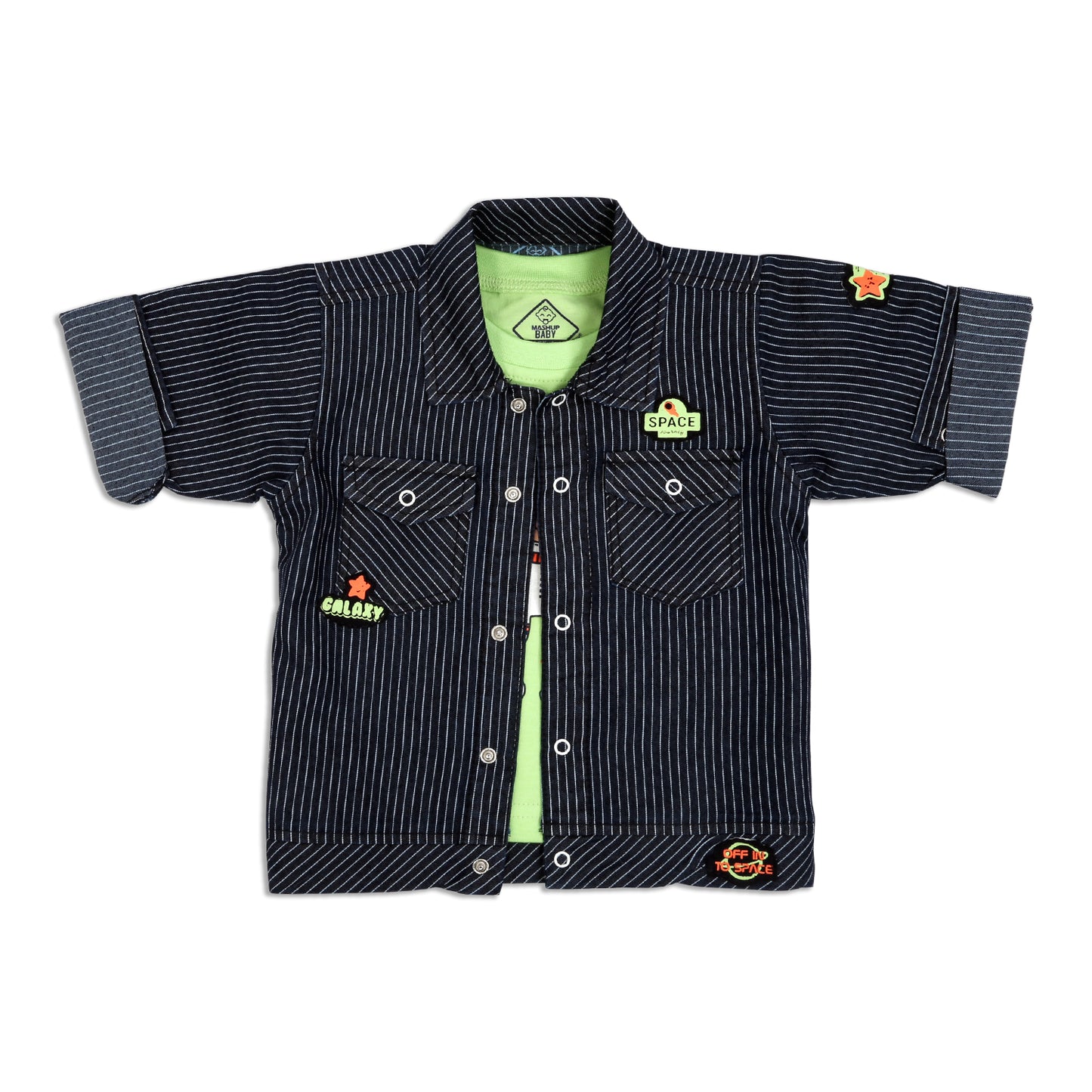 "Adorable Jacket, Printed Tee & Pant Set for Everyday Style"