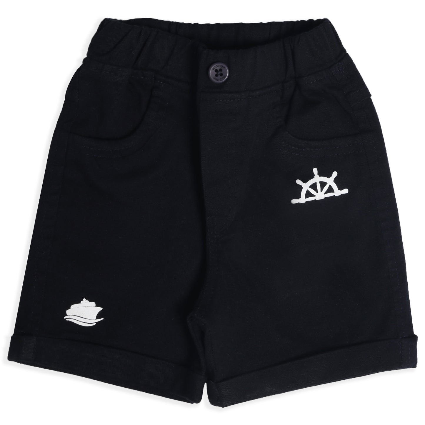 Adorable Sailor Shirt, Shorts & Cap: Cutest Captain on Deck!