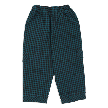 "Charming Checks Jacket, Printed Tee & Pants: Casual Style Star"